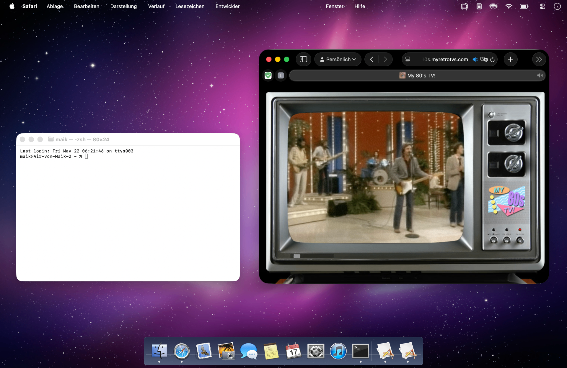 RetroMac default look